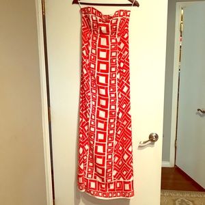 Alice & Trixie silk maxi dress, like new